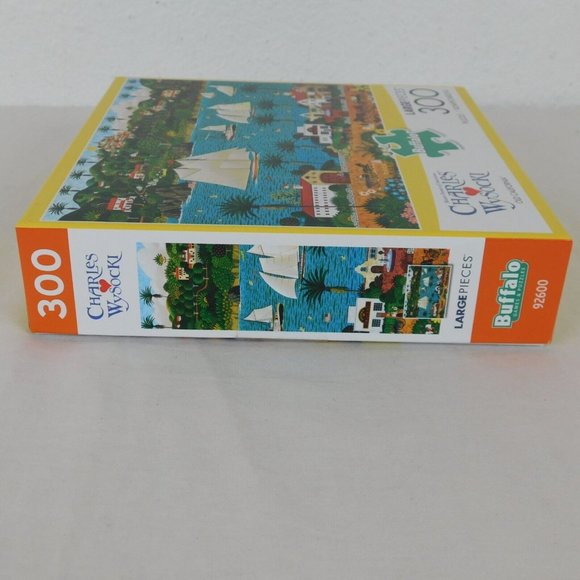 Old California Buffalo 300 Large pc Jigsaw Puzzle 21x15 COMPLETE Charles Wysocki - Picture 10 of 11